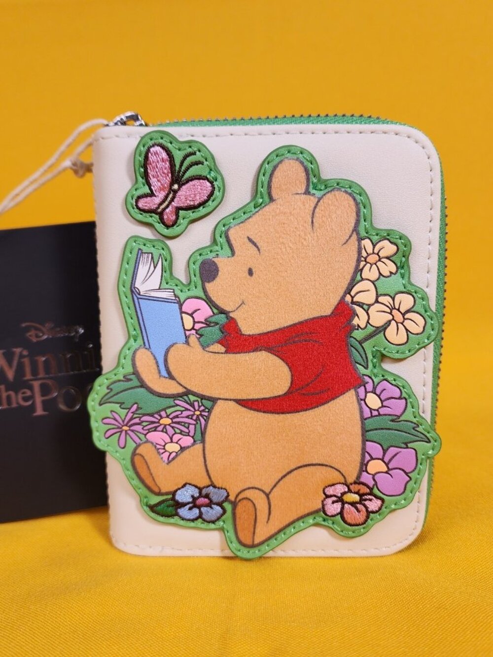 Loungefly Disney Winnie the Pooh Pooh Bear Reading Books Zip Wallet NEW